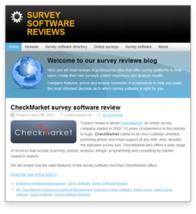 Survey-reviews.net calls us a powerful online tool