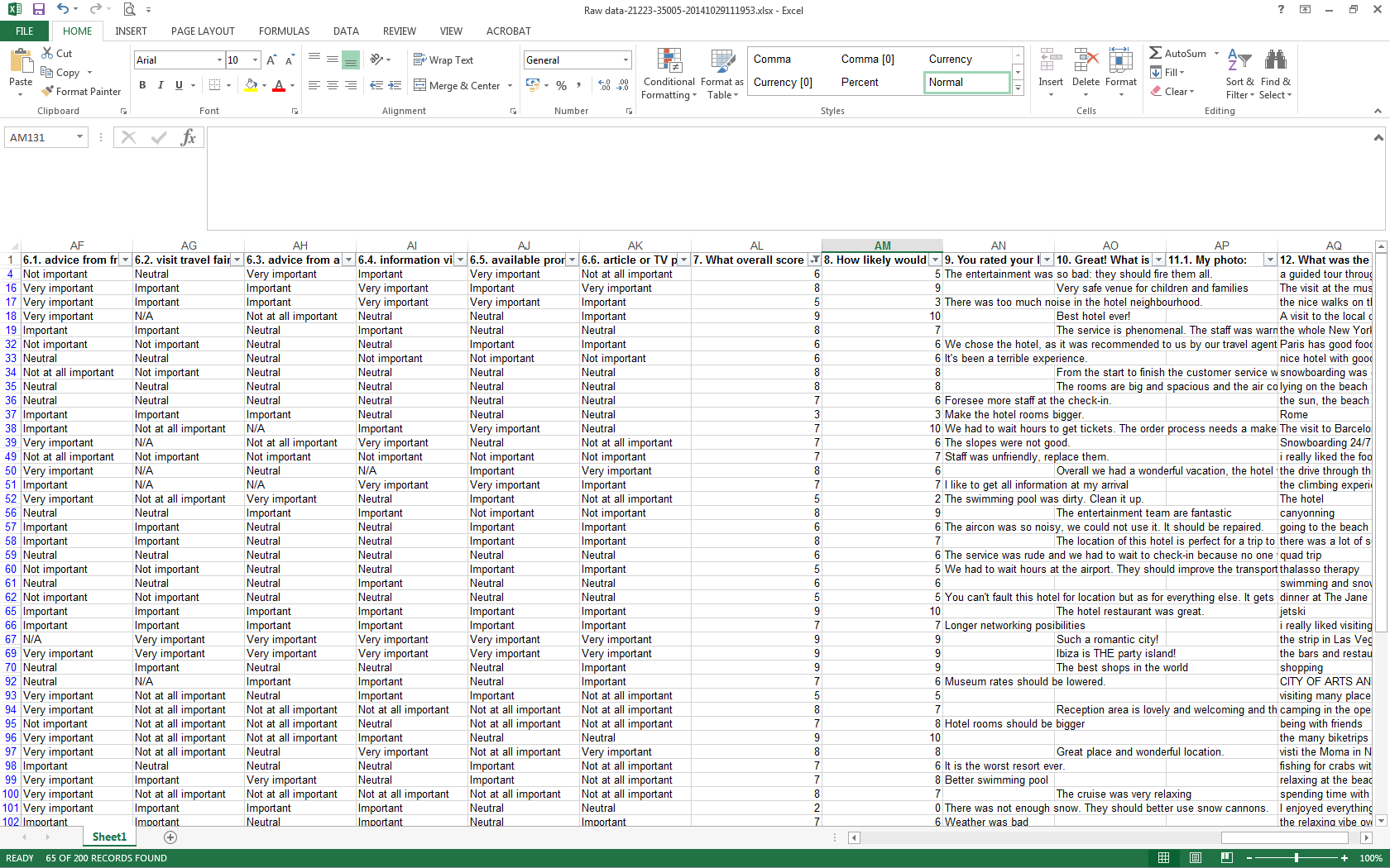 Analyze your survey results in Excel CheckMarket