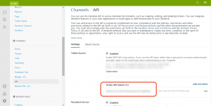 zendesk API token