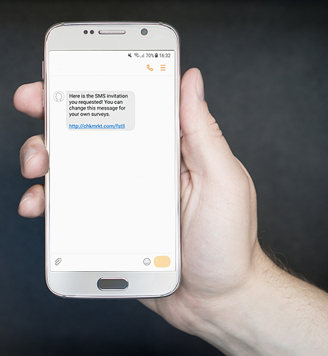 sms survey invitation
